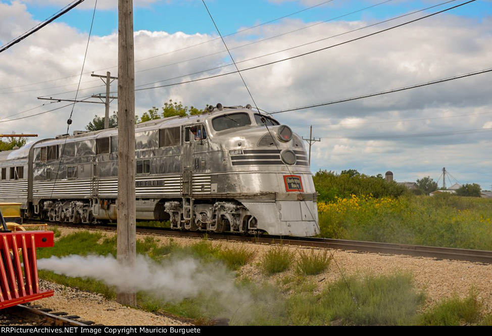 CBQ E5A Locomotive Nebraska Zephyr